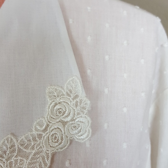 OSCAR DE LA RENTA CHIC SEMI SHEER COVER-UP DUSTER - Picture 6 of 7